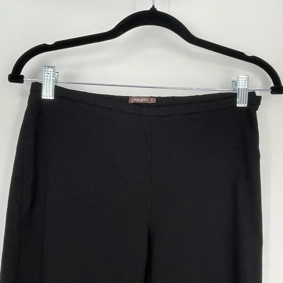 J. McLaughlin Women's Black Elastic Waist Comfort Ankle Leggings Pants Size 2 - Picture 7 of 11